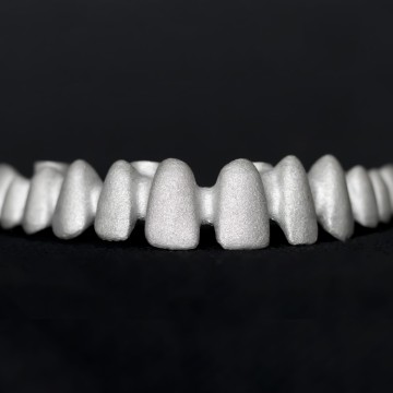 Implantátumos váz – homokszórt Implantátumos váz – homokszórt - PREMET Kft. - Pásztor Zsolt - lézerszinterezés